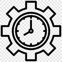 zaman yönetimi ipuçları, zaman yönetimi teknikleri, zaman yönetimi fikirleri, zaman yönetimi tavsiyesi ikon svg