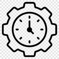 time management tips, time management software, time management techniques, time management advice icon svg