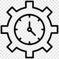 zaman yönetimi ipuçları, zaman yönetimi yazılımı, zaman yönetimi araçları, zaman yönetimi teknikleri ikon svg