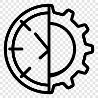 zaman yönetimi araçları, zaman yönetimi ipuçları, zaman yönetimi sistemi, zaman yönetimi yazılımı ikon svg