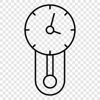 Zeit, analog, digital, Alarm symbol