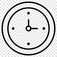 time, watch, alarm, digital icon svg