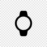 time, watch, time zone, watchOS icon svg