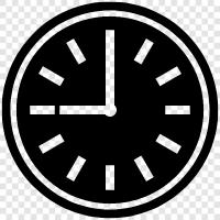 time, time zone, alarm clock, digital clock icon svg