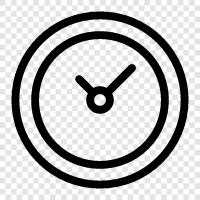 time, time zone, digital, alarm icon svg