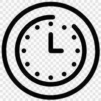 time, timer, alarm, digital icon svg