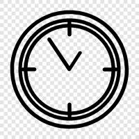 time, watches, digital, analog icon svg