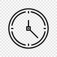 time, digital, analog, alarm icon svg