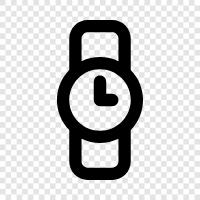 time, chronograph, quartz, automatic icon svg