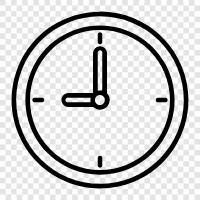 time, digital, analog, time zone icon svg