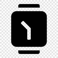 time, time zone, watch face, watch band icon svg