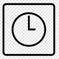 time, clock, minute, second icon svg