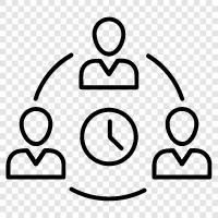 time, meeting, Meeting time icon svg