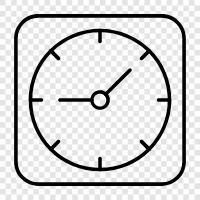 time, watch, alarm, digital icon svg