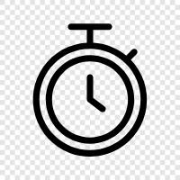 time, countdown, stopwatch, timer app icon svg