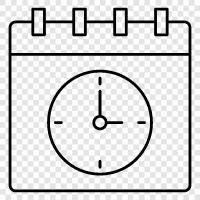 time, date, schedule, deadline icon svg