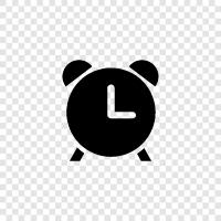 Zeit, Alarm, Digital, Analog symbol