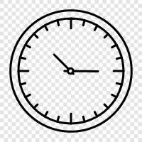 time, time zone, alarm clock, digital clock icon svg