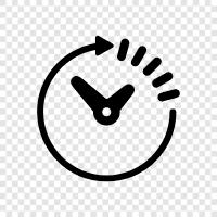 time, clock, minute, second icon svg