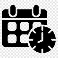 Zeit, Datum, Zeitzone, Zeit und Datum symbol