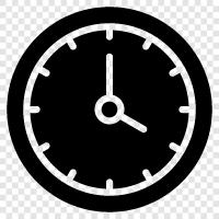 Время, часовой пояс, будильник, цифровые часы Значок svg