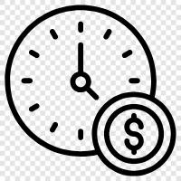 time, money, value, equation icon svg