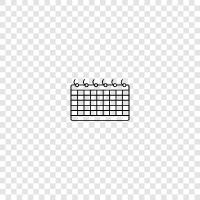 time tracking, date, event, todo list icon svg