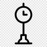 time, timepiece, watch, analog icon svg