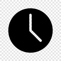 time, timepiece, watch, clock icon svg