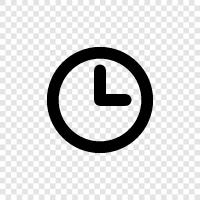 time, timepiece, watch, clockface icon svg