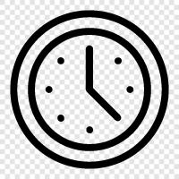 time, digital, analog, alarm icon svg