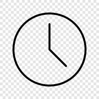 time, clock ticking, time zone, watch icon svg