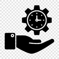 zaman değeri, zaman yönetimi, zaman yönetimi ipuçları, zaman yönetimi araçları ikon svg