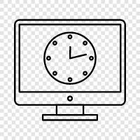 time, timekeeping, watch, clock face icon svg