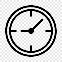 time, analog, digital, wall clock icon svg