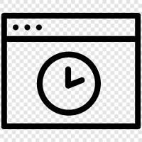 Time, Window, Hours, Minutes icon svg