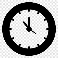 time, alarm, watch, digital icon svg