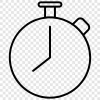 timer, time, countdown, speedometer Stopwatch for timing icon svg