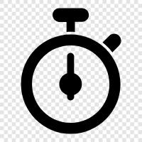 Timer, Zeit, Uhr, Stoppuhr symbol