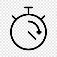 Timer, Zeit, Genauigkeit, Zählen symbol