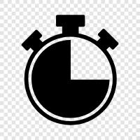 Timer, Zeit, Countdown, Intervall symbol