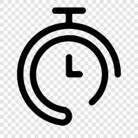 timer, time, stopwatch app, stopwatch watch icon svg