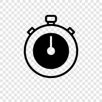 timing, timekeeping, clock, stopwatch app icon svg