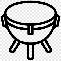 Timpanist, timpani oyuncusu, timpani bölümü, tim ikon svg