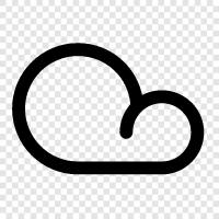 tiny cloud, teeny cloud, little cloud, minuscule cloud icon svg