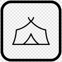 tipis, camping, camping gear, outdoors icon svg