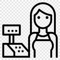 tips, customer service, greetings, tips for cashiers icon svg