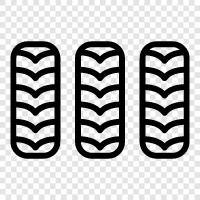 tire, rubber, car icon svg