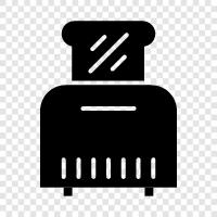 toaster oven, toaster ovens, breakfast, breakfast recipes icon svg