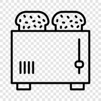 toasters, oven, bread, toast icon svg